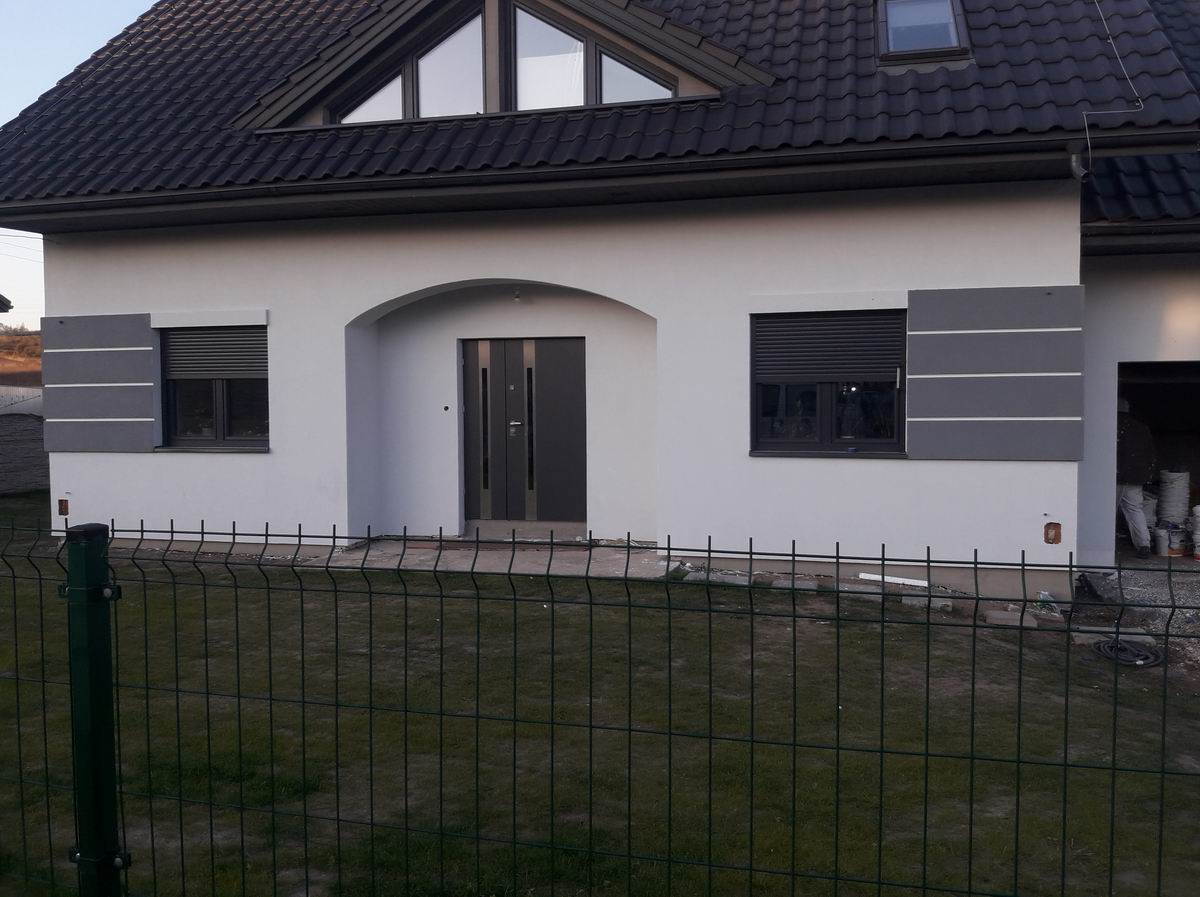 Elewacja domu jednorodzinnego — RAFBUD Kielce